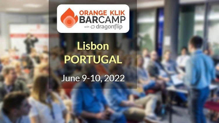 Orange Klik Barcamp with Dragonflip 2022 June